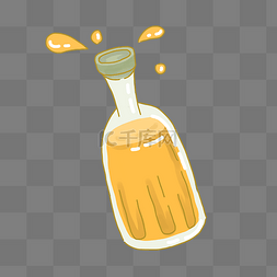 啤酒瓶装图片_瓶装黄色啤酒