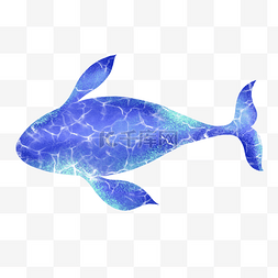 梦幻蓝色鲸鱼