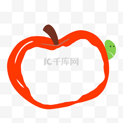 苹果绿色图片_大苹果边框