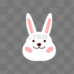 动物兔子头像