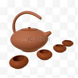 茶壶图片_器皿喝茶瓷器紫砂壶