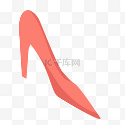 红色的女式鞋子