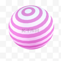 粉色的圆形小球装饰