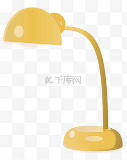 黄色电器台灯