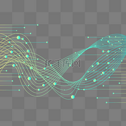 usb线线描图片_商务科技点线线条