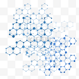 海报名片图片_分子形状