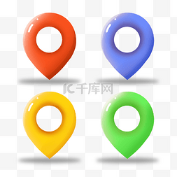 晋城地图图片_彩色定位地标