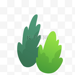 绿色的植物免抠图