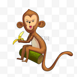 猴子香蕉图片_动物猴子香蕉