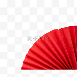 小扇子大扇子图片_红色扇子中国风