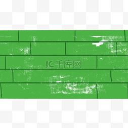 安全绿色的墙