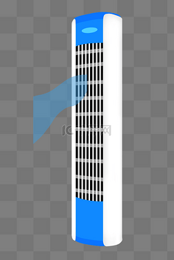 vrv空调图片_立式冷风空调插画