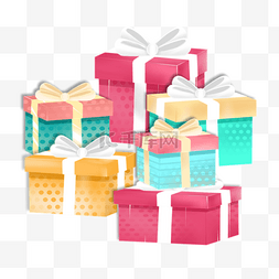 可爱礼物盒子图片_可爱生日礼盒元素