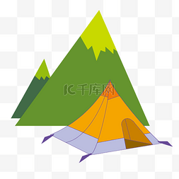 野外帐篷png图片_野外旅游帐篷