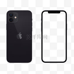 苹果手机模型图片_iPhone12黑色