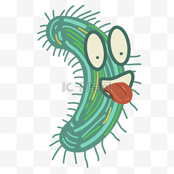  绿色毛球细菌 