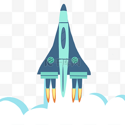 军用喷气式飞机图片_绿色喷气火箭