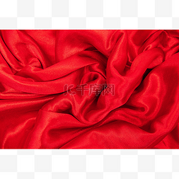 红色丝绸绸子