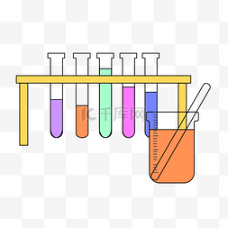 彩色透明液体图片_彩色透明试管 