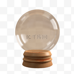 木纹质感图片_顶光木底座的玻璃球