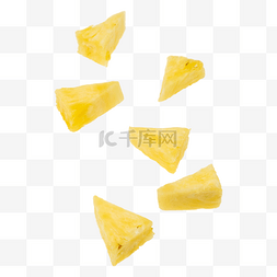 菠萝奶酪派图片_三角形凤梨水果