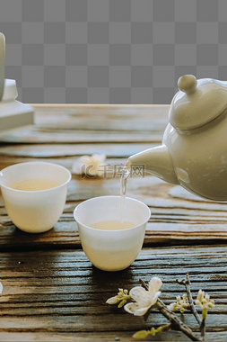 文艺茶杯图片_茶水茶杯茶具