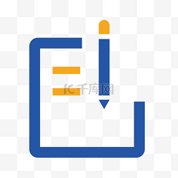 icon图标金融图片_蓝色线性金融理财图标