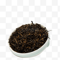 黑色的茶叶免抠图