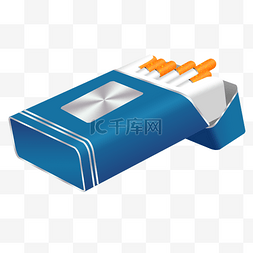 香烟盒子图片_蓝色香烟盒子