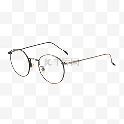 钛眼镜图片_时尚平面平光镜眼睛架