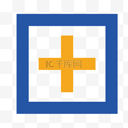 icon图标金融图片_蓝色线性增加通用图标