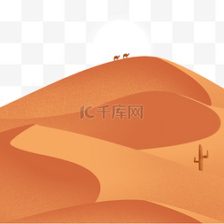 骆驼沙丘沙漠
