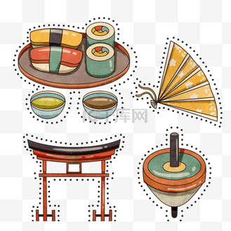 日本国旗卡通手绘图片_日本国旗卡通手绘素材-日本国旗卡通手绘图片