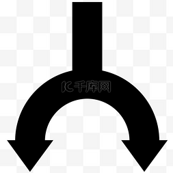 循环箭头icon图片_箭头图标icon分叉箭头
