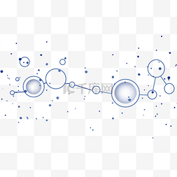 圆点圆圈图片_科技感渐变圆点圆圈线条组合
