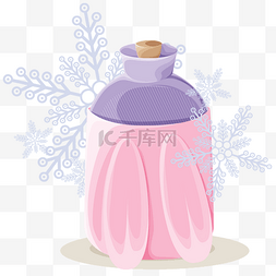 紫色小熊电热水袋图片_可爱暖水袋