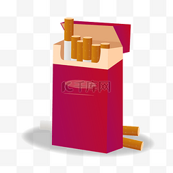 烟盒图片图片_矢量免扣卡通烟盒