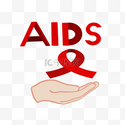 艾滋病红丝带素材图片_艾滋病红丝带