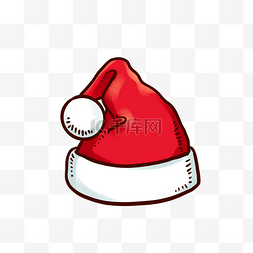圣诞帽子头饰图片_圣诞节红色圣诞帽