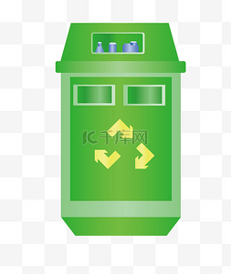 绿色环保回收图片_绿色环保垃圾桶