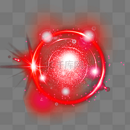 动态爆炸素材图片_动感红色glow强烈爆炸光效
