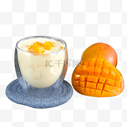芒果百香果汁图片_芒果汁芒果