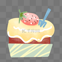 水果冰淇淋装饰图片_碗装冰淇淋装饰插图