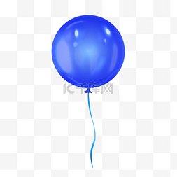 放地上的气球图片_蓝色圆形气球
