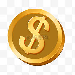 美元符号金币