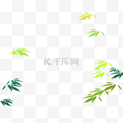 创意手绘植物插图图片_手绘卡通叶子边框装饰免扣元素