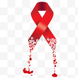 红色艾滋病图片_红色艾滋病标志