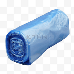 蓝色塑料袋