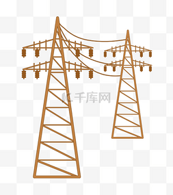 高压电图片_金属高压电线塔
