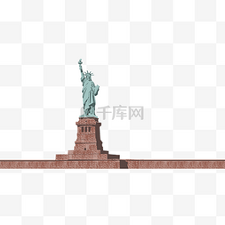 纽约地标建筑图片_自由女神像